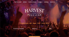 Desktop Screenshot of harvestjazzandblues.com